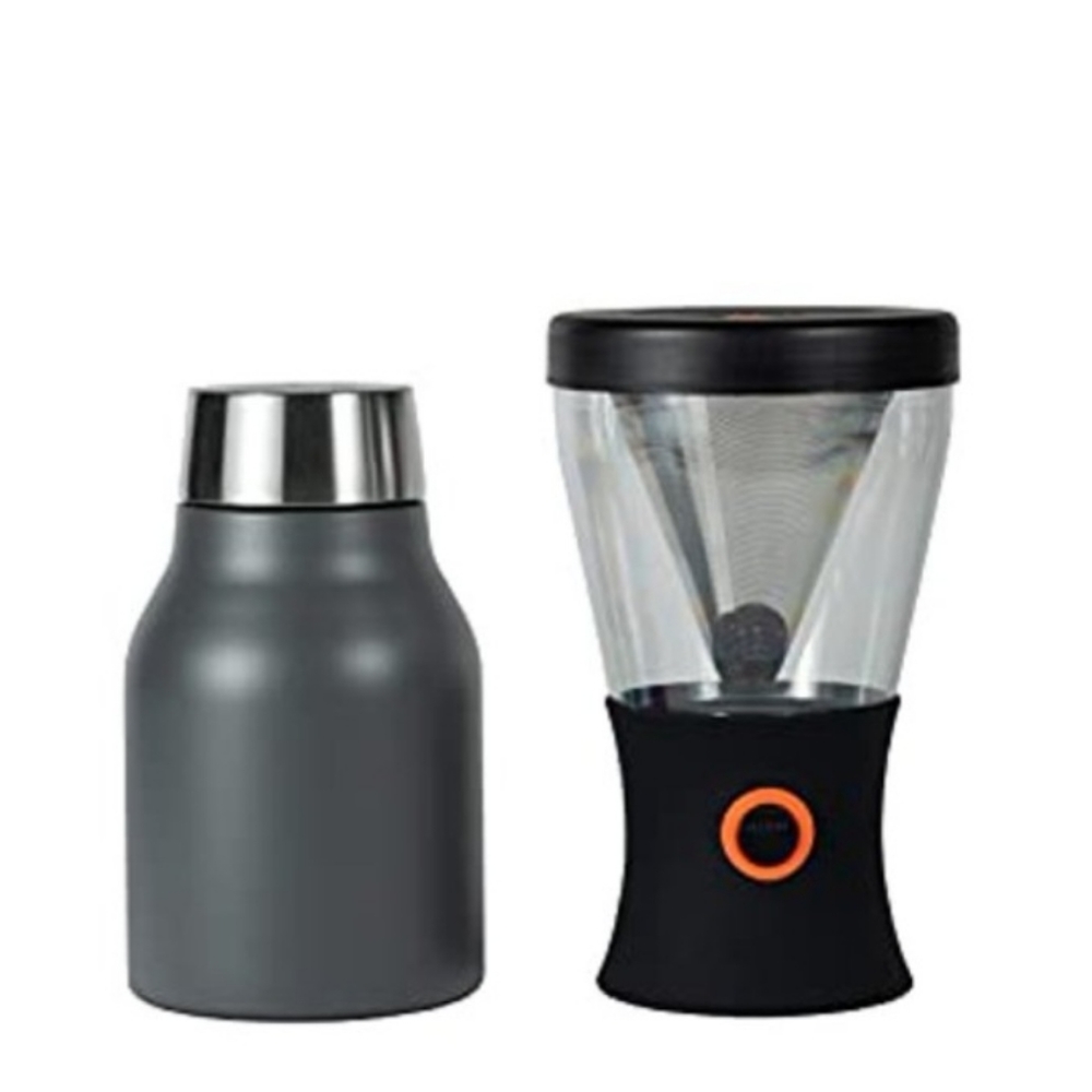 Asobu Cold Brew Coffee & Tea Insulated Portable Brewer 34oz 1L Jagermeister
